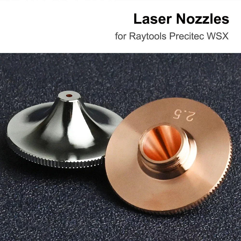 Laser Nozzles Fiber Cutting Machine Double/Single Dia.28/25/D32mm SP copper nozzle for raytools WSX nozzle