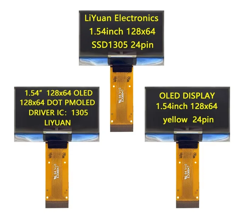 1.54" OLED Screen For PG-2864ASYC 2864ASYC Display SSD1305