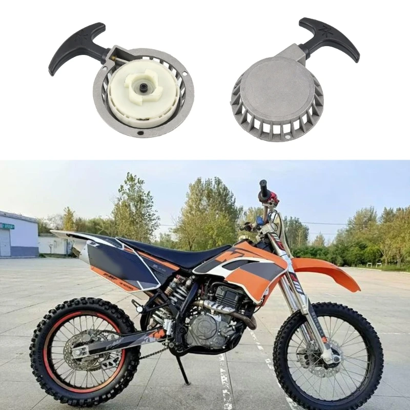 Aluminum Pull Recoil Starter Part For 2 Stroke 47cc 49cc Engine Pocket Bike Mini-Moto Dirt Kids ATV Quad 4-Wheeler