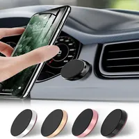 Universal Magnetic Car Phone Holder Round Colorful Strong Magnet Cellphone Stand Car Magnet Sticker for IPhone Auto Accessories