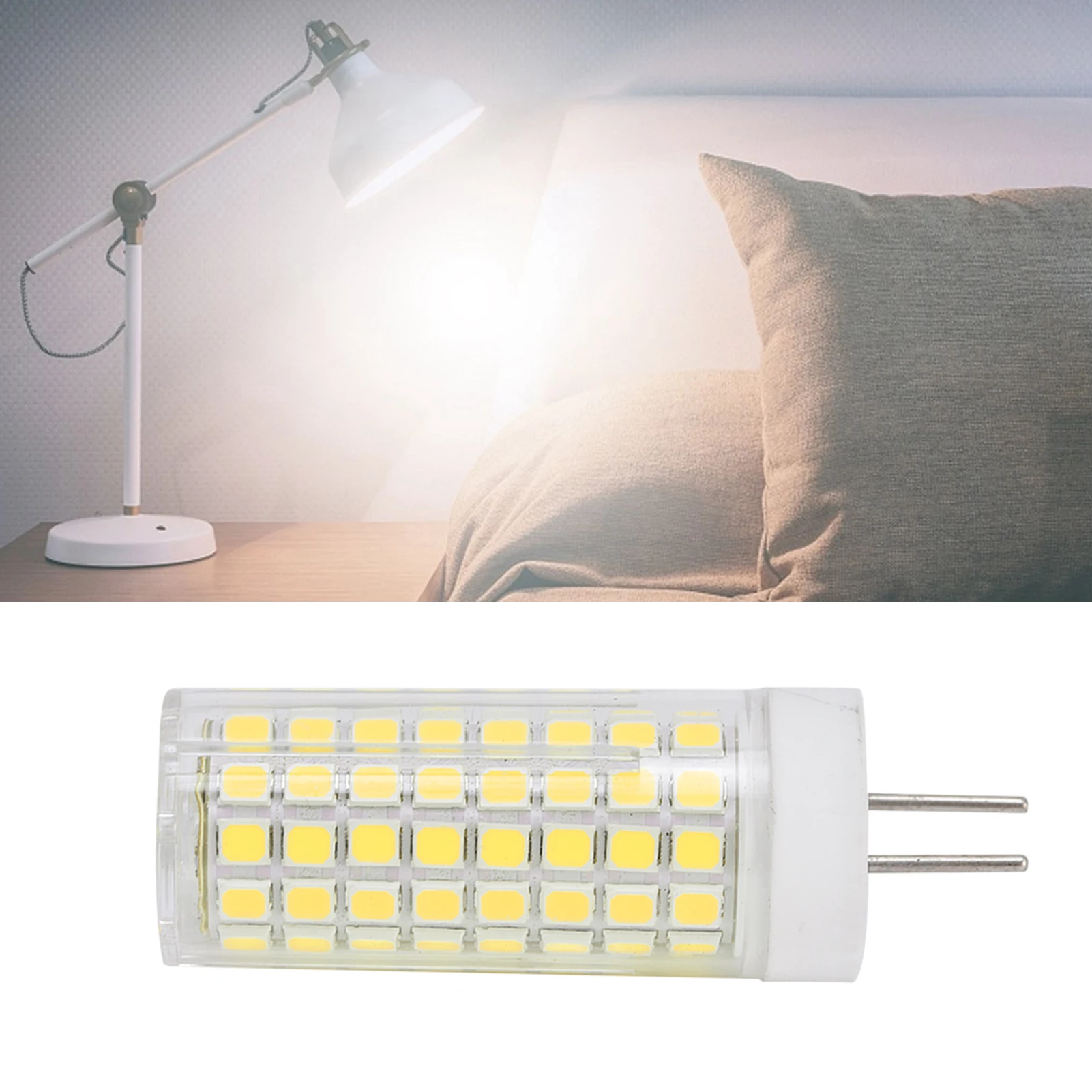 New No Flicker G8 LED Bulb Silicone Ceramic Corn Light Bulb Bright Light 102LED LED Corn Lamp Home Lighting
