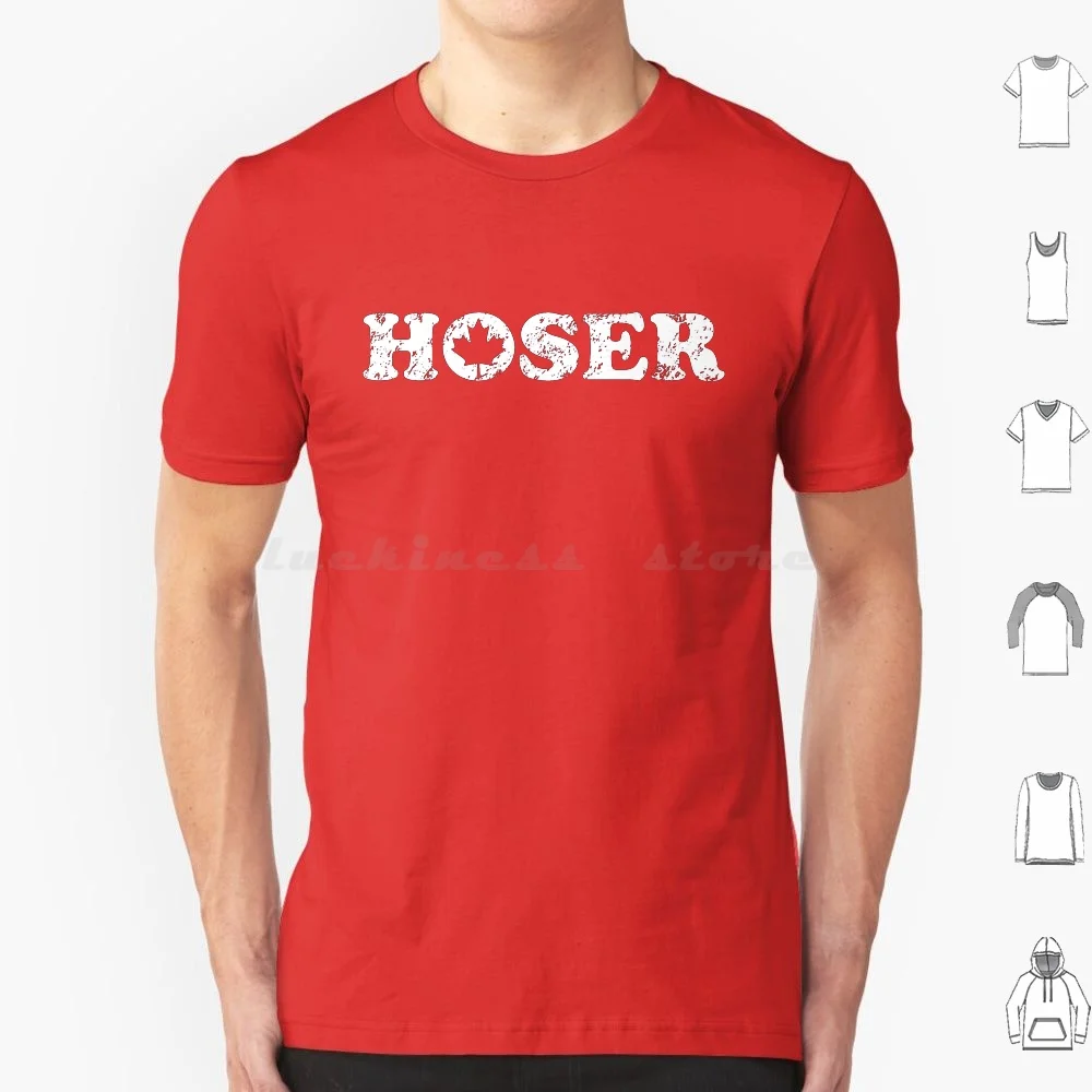Vintage Hoser-Red T Shirt 6xl Cotton Cool Tee Canada Hoser Maple Leaf Hockey Canadian Pride Flag Ontario Toronto Montreal