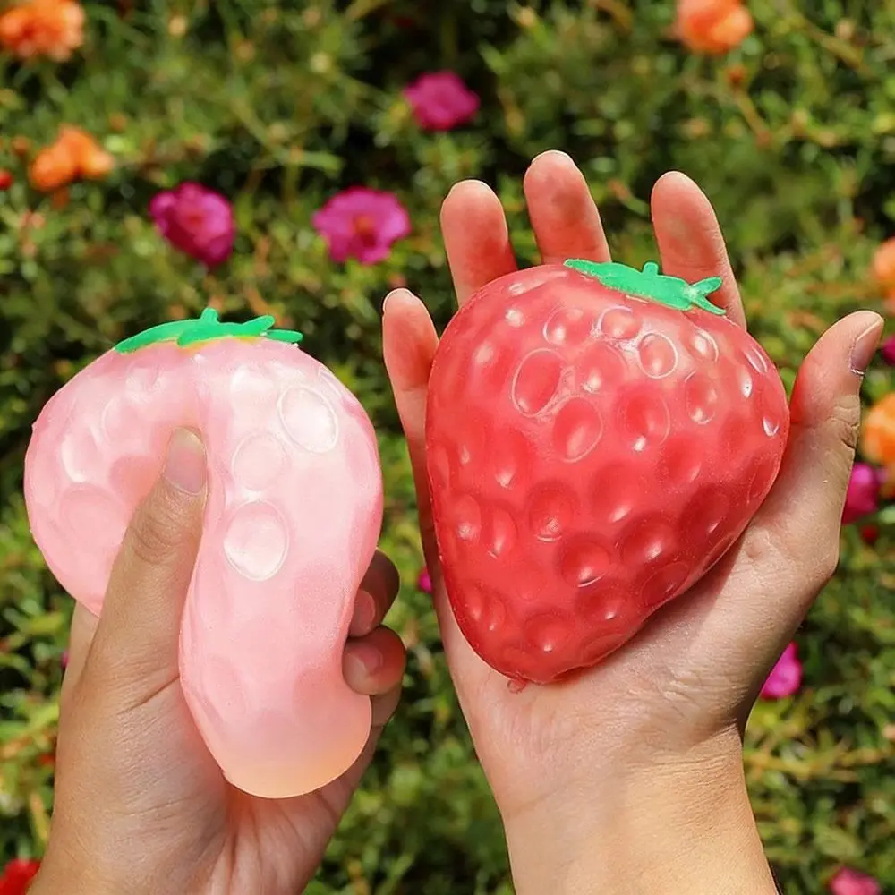 Funny Fruit Shape​​ Squeeze Toy Release Emotion Stretchable ​​ Sensory Squeeze Toy ​​Non-Toxic & Safe​​ Soft & Durable