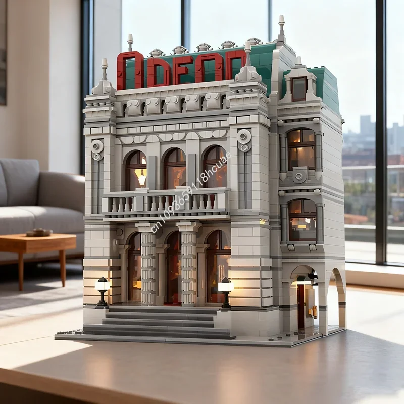 

3904pcs MOC Odeon Theatre Modulared Model Building Blocks Toys Architecture Assemble DIY Christmas Gifts Education Brick Kids