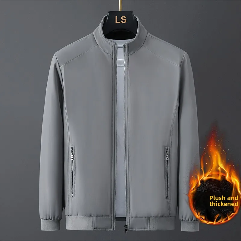 

Осень-зима теплый кардиган мужские флисовые свитера куртки на молнии Slim Fit люксовый бренд вязаный свитер пальто мужская одежда