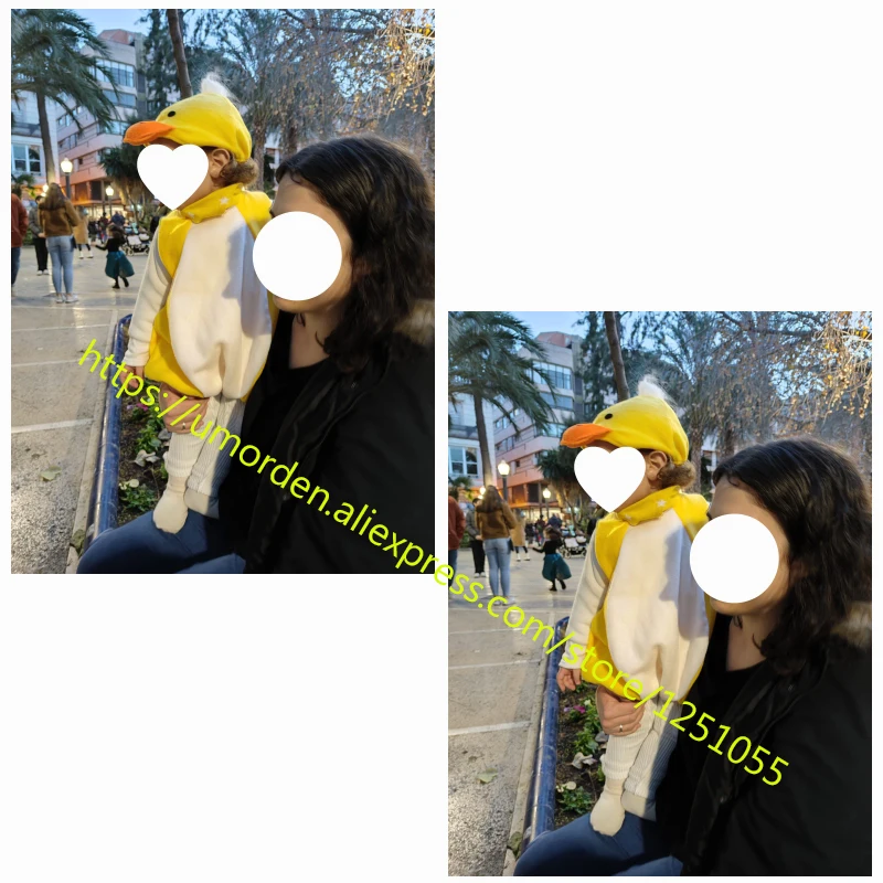 1-4T Infant Toddler Lovely Yellow Duck Ducky Costume Cosplay for Baby Girls Boys Halloween Purim New Year Outfit Vest With Wings
