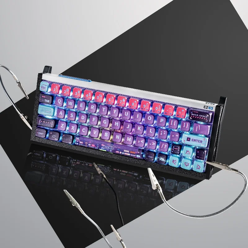 

122-клавишная модель SA в стиле киберпанк — прозрачный четырехсторонний дизайн — прочный материал ABS