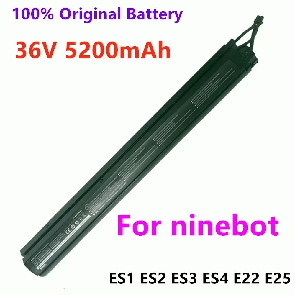 Imagem -04 - Bateria Ion de Lítio Recarregável para Ninebot Scooter Scooter Elétrico Inteligente Elétrica 36v 5200mah Es1 Es2 Es3 Es4