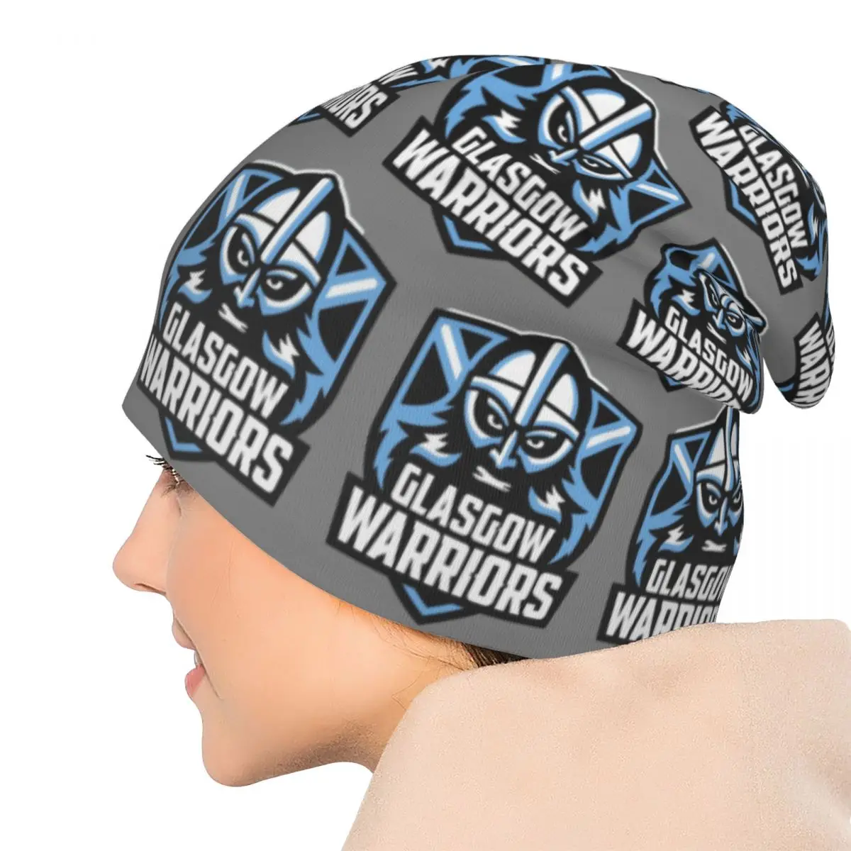 Glasgow Warriors Icon Berretti unisex per adulti Berretti per maglieria Cappello caldo Hip Hop Autunno Inverno Cappelli Skullies all'aperto
