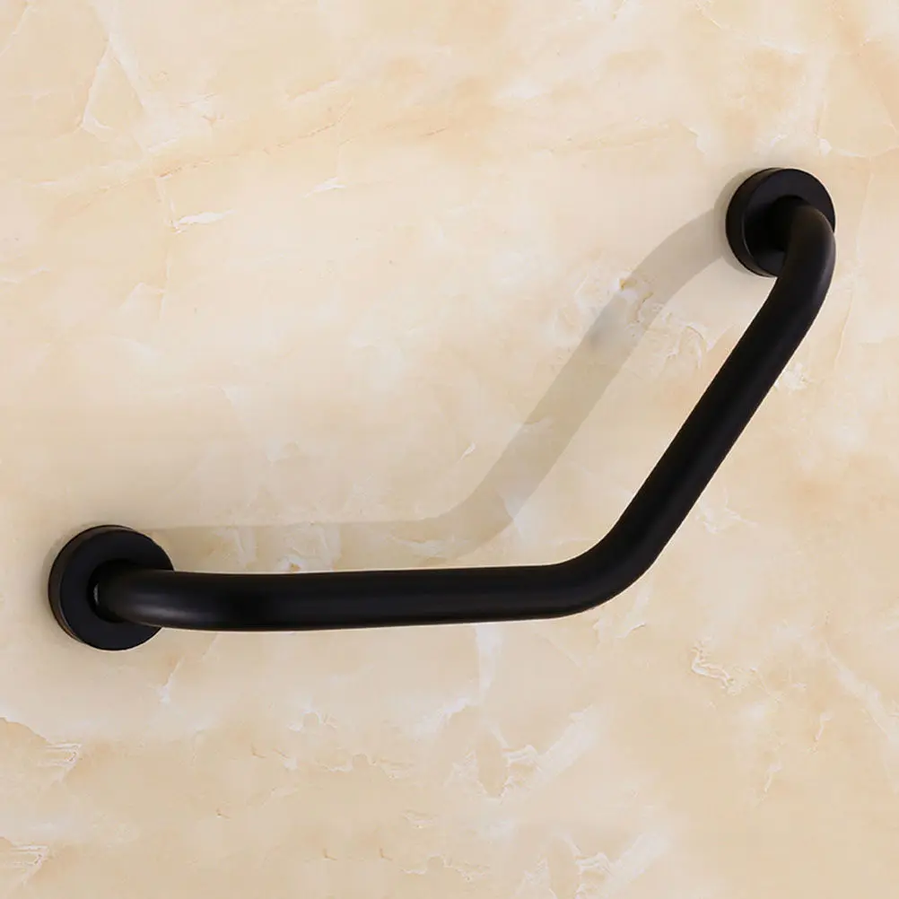 

Bathroom Grab Bar Stainless Steel L-Shaped Non-Slip Safety Handle Bathroom Armrest Toilet Safety Bar for Elderly 43Cm