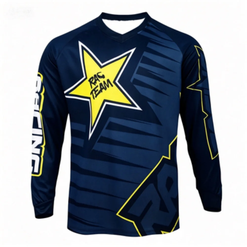 Sports Style Long-Sleeve Top Team-Themed Design Star Pattern Print Comfortable Breathable Fabric for Daily & Sports Use view 4