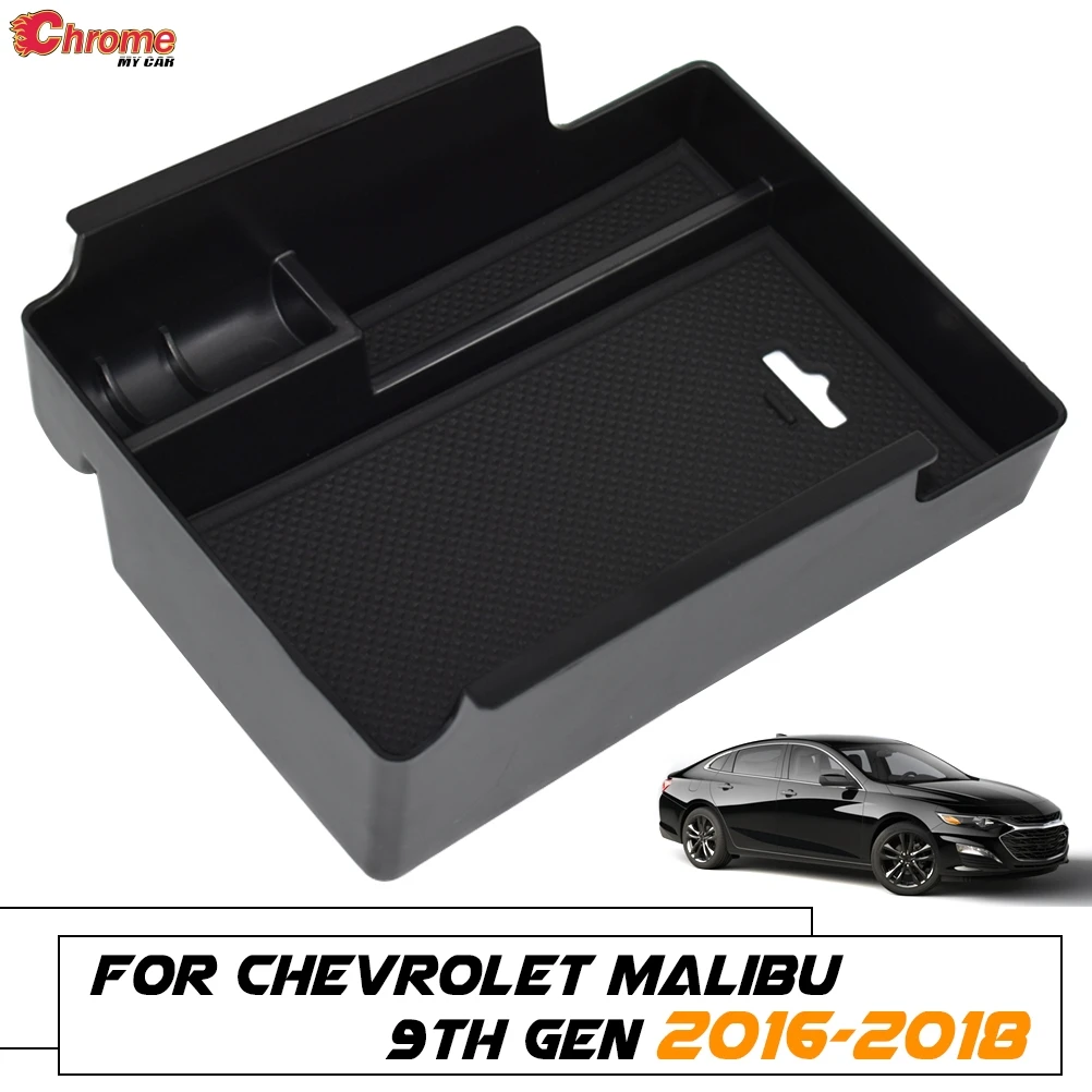 Per Chevrolet Malibu 9th Gen 2016 2017 2018 2019 2020 2021 Bracciolo Scatola di Immagazzinaggio Console Centrale Contenitore Orgnaizer Vassoio di Supporto