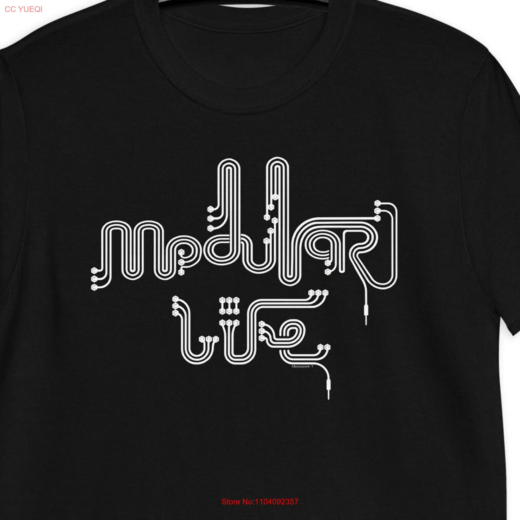 Modular Synthesizer T Shirt for Eurorack synth lover long or short sleeves