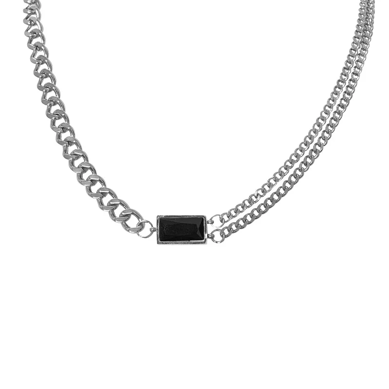 

Jewelry For Women 925 Sterling Silver Neck Cuba Chain Female Necklaces Quality Charms Exquisite Accessories Wholesale Argent 925