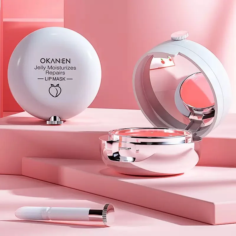 Lip Plumper Night Sleep Maintenance Moisturizing Lip Balm Flavor Nourish Relieve Dryness Reduce Fine Lines Protect Lip Care Mask