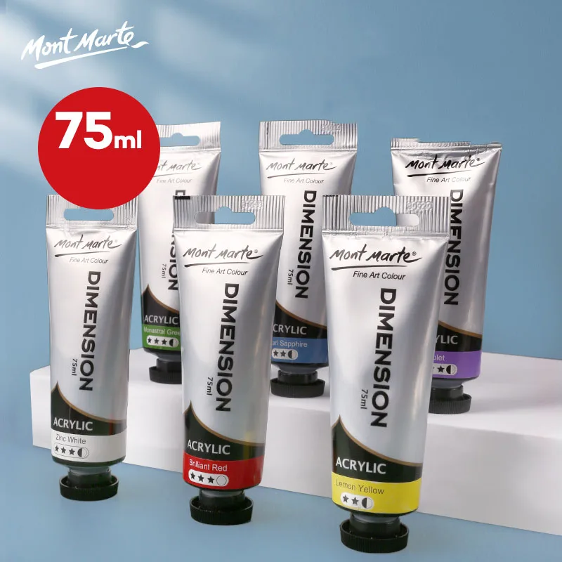 Montmart High-gloss Molded Acrylic Paint 75ml High-gloss High-gloss Molded High-brightness Hand-painted Clothes Graffiti Shoes