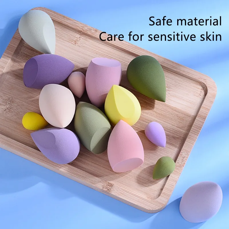 6/7pcs Makeup Sponges Egg Blender Cosmetics Powder Puff Foundation  Blush Mini Puffs Make Up Sponge Beauty Tools Accessories