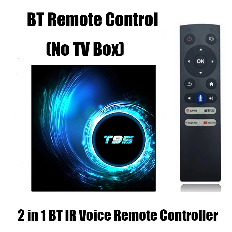 T95 Plus RK3566 أندرويد 11 صندوق التلفزيون بلوتوث اللاسلكية صوت التحكم عن بعد والتحكم عن بعد الأشعة تحت الحمراء ل T95 H616 أندرويد 10 صندوق التلفزيون