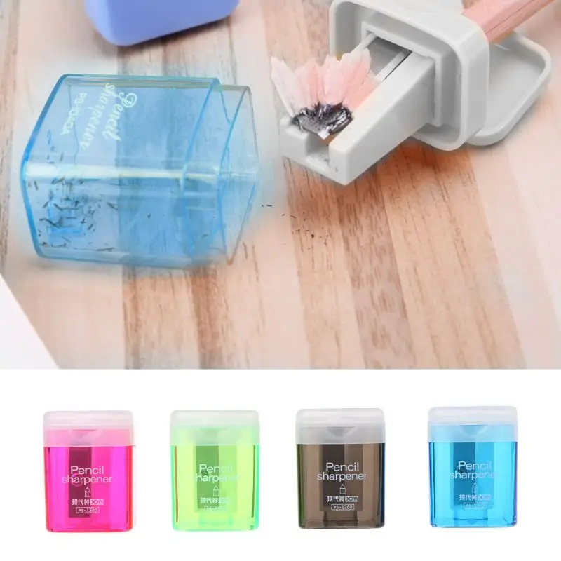 Mini Manual Pencil Sharpener Hand Portable Desktop Tool Student School Supplies-