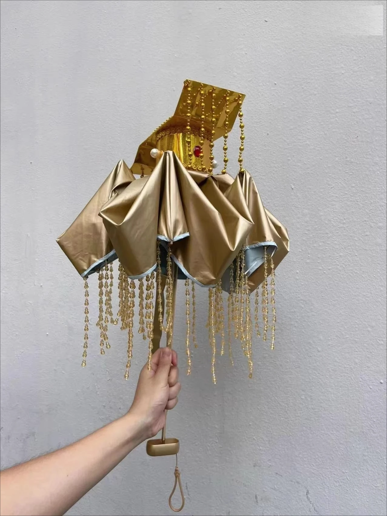 

Eye-catching Umbrella Emperor Umbrella Unusual Large Dual-use Sun and Rain Umbrella Foldable Ancient Style