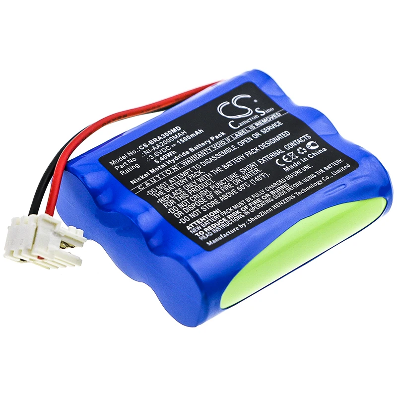 

Cameron Sino 3.6V 1500mAh Medical Battery NI-AA2000MAH for Braun Casmed 3/N600AAK +TOOL