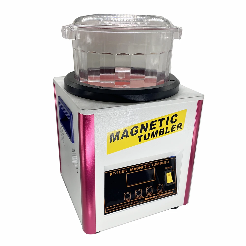 Kinway KT185S Guangdong Magnetic Tumbler Jewelry Polisher Finishing Machine LCD Display Polishing AC110V/220V