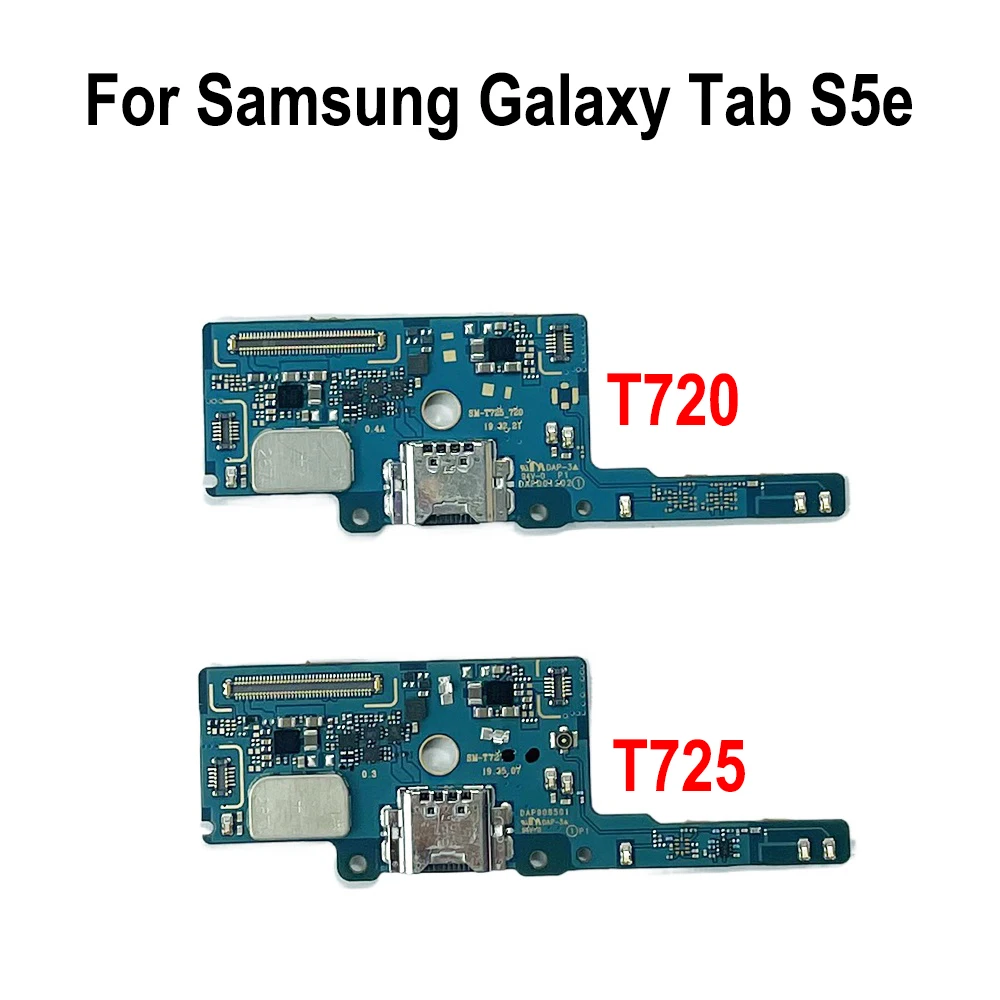 USB 충전 포트 잭 도크 커넥터, 삼성 갤럭시 탭 S5e SM-T725 T720 용 충전 플렉스 케이블, 충전 보드