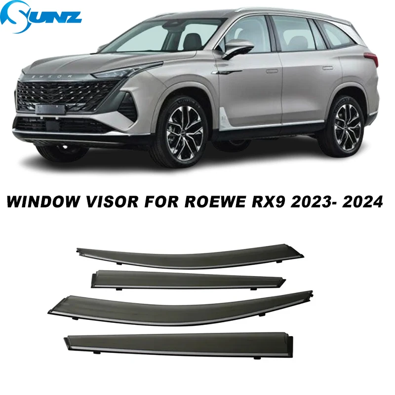 

Car Window Visor For Roewe RX9 2023 2024 Weathershield Door Visor Wind Sun Rain Guards Side Window Wind Deflectors