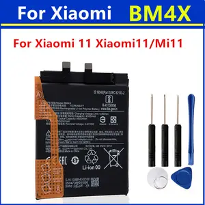 Bilashmart 2025 Years BP42 BackShell Battery BM58 BM4X BM55 BM59 Mi Xiaomi 11 11pro 11T Pro /11 Ultra Lite 11lite Mix 4 Phone Batteries