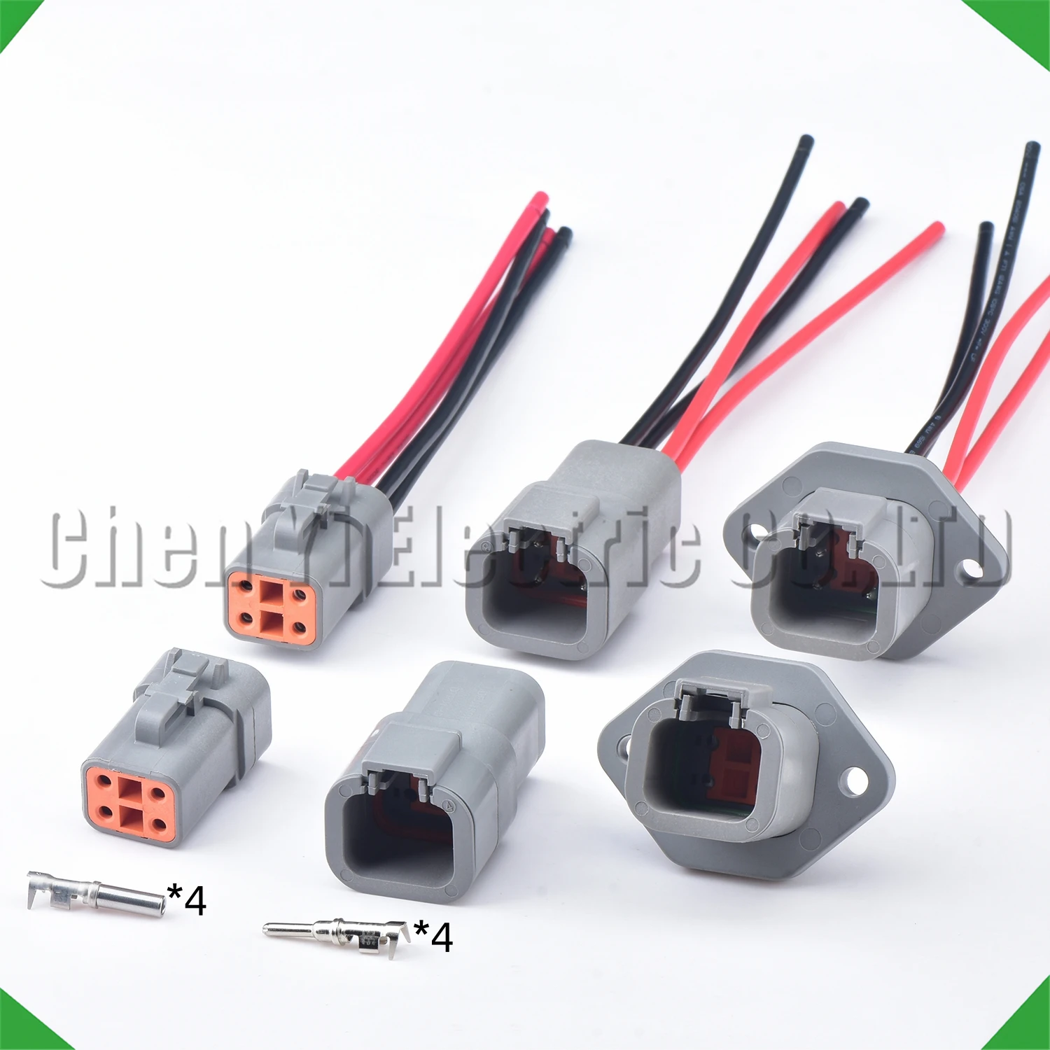 4 Pin DTP Grey Auto connector car waterproof plug DTP06-4S DTP04-4P DTP04-4P-L012 CM2150 4988820 For ISDE engine computer Board