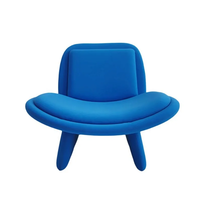 

Nordic light luxury minimalist fabric dining table and chair bedroom leisure chair makeup chair club sales
