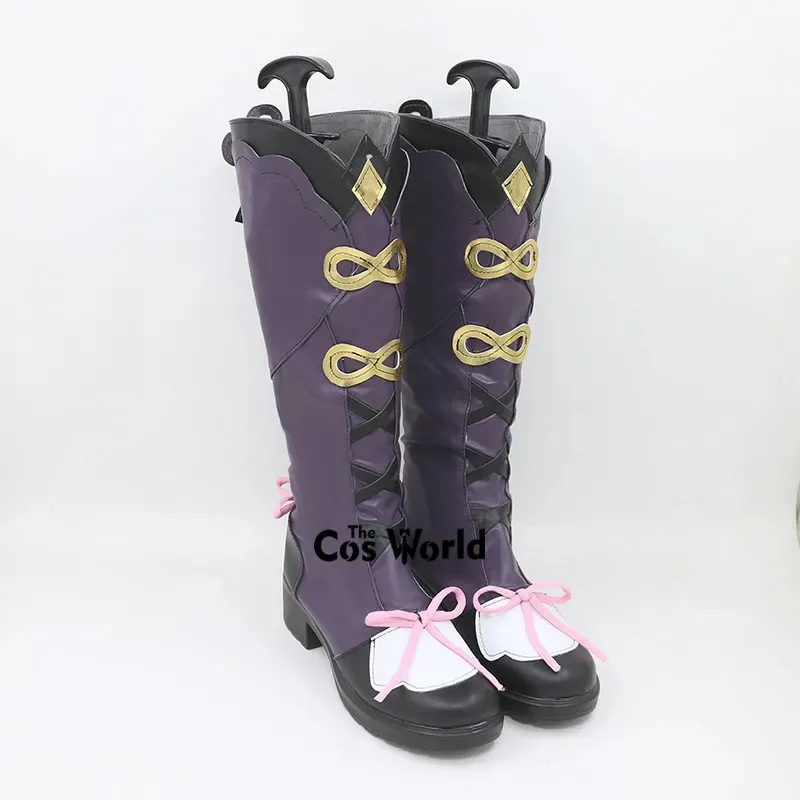 

qq681Genshin Yun Jin Games Обувь для косплея на заказ Сапоги