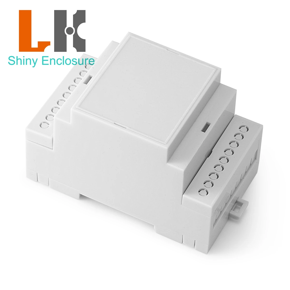 90x57x53mm New Arrival Din Rail Project Box ABS Plastic Instrument Housing Enclosure Terminal Block Junction Box LK-DR56