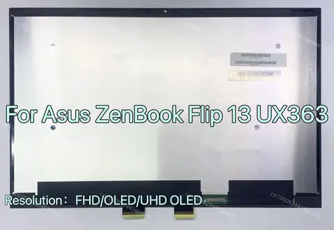 13,3 Zoll Für Asus ZenBook Flip UX363 Touchscreen UX363J UX363E UX363EA LCD Display Digitizer Montage Ersatz FHD oder OLED