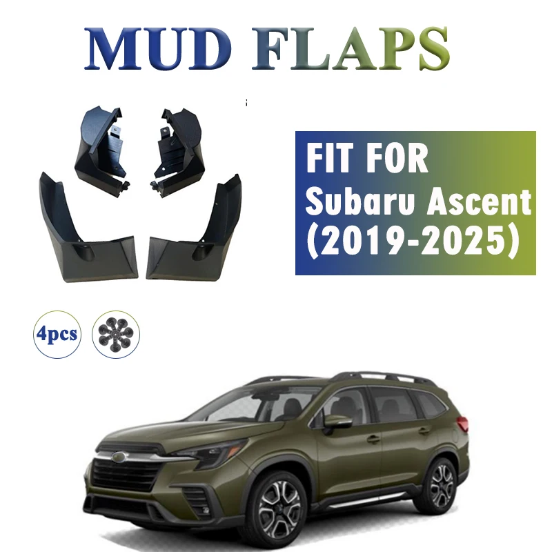 

2019 2020 2021 2022 2023 2024 2025 FOR Subaru Ascent Mud Flaps Guard Splash Mudguard Fender Mudflaps Car Accessories 4pcs