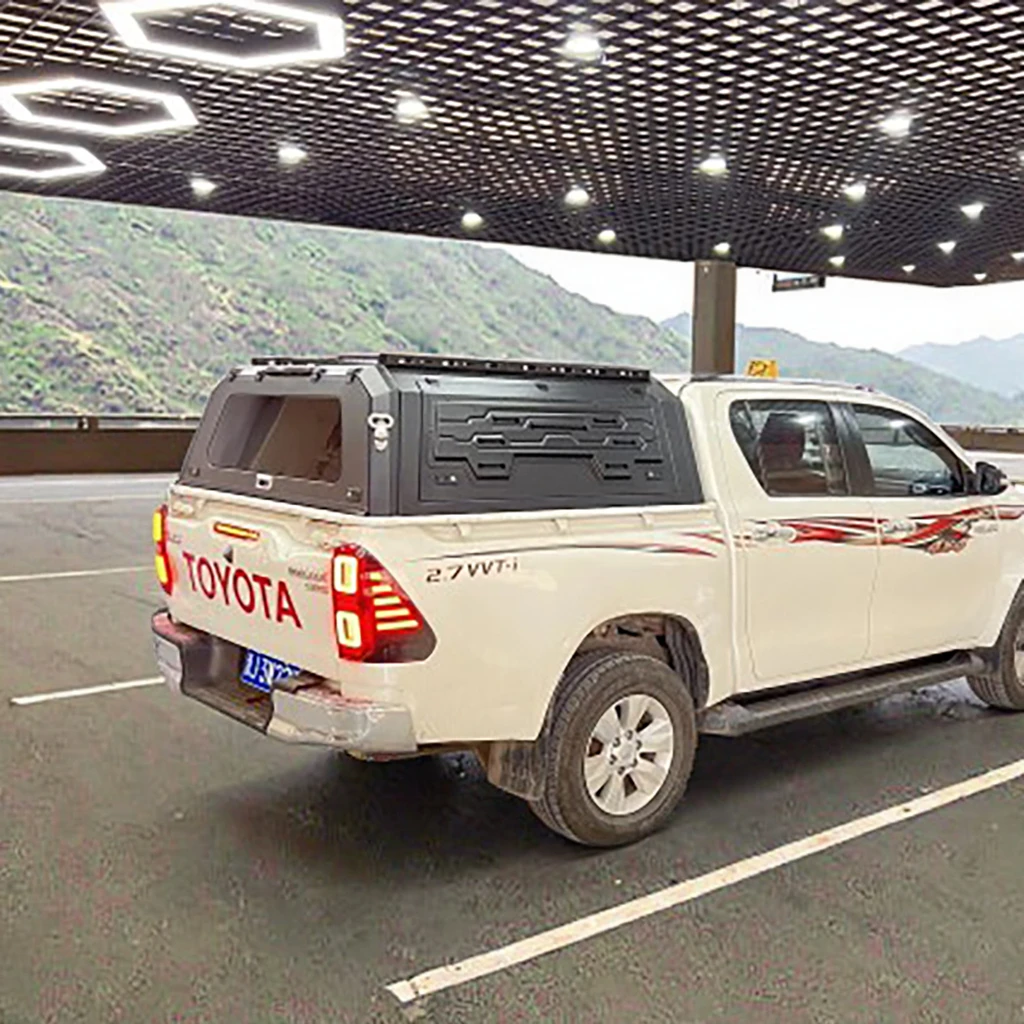 

High Quality Aluminum Alloy Waterproof Foldable Off-Road Pickup Hard-Top Cargo Compartment Cover for Toyota/Revo SR5 Locking