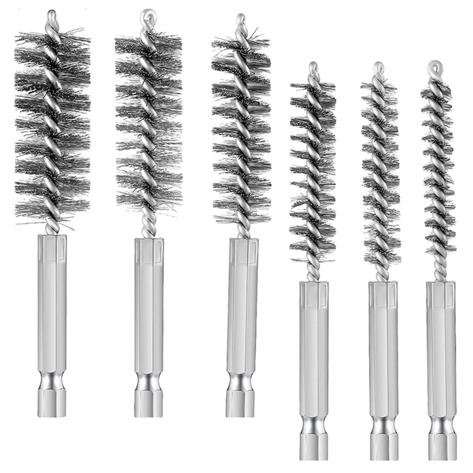 6x Wire Brush for Power Drill Paint Rust Remover Cleaning Polishing Tool for Machinery Auto Screwdriver Brushes