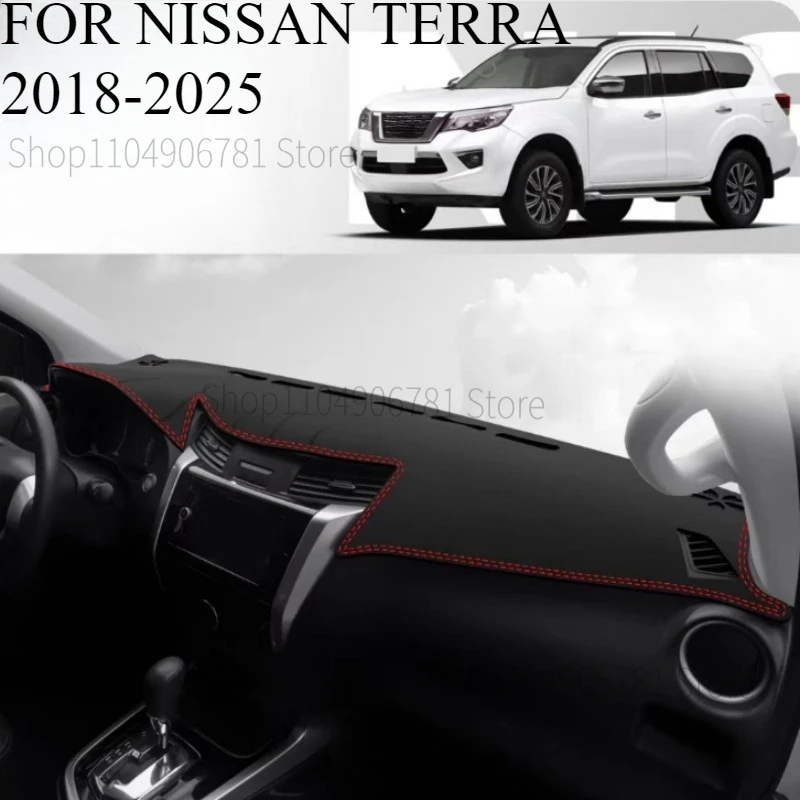 

Для NISSAN TERRA 2018-2025 автомобильный коврик для приборной панели, чехол для приборной панели, солнцезащитный козырек, чехол для приборной панели, аксессуары для ковров