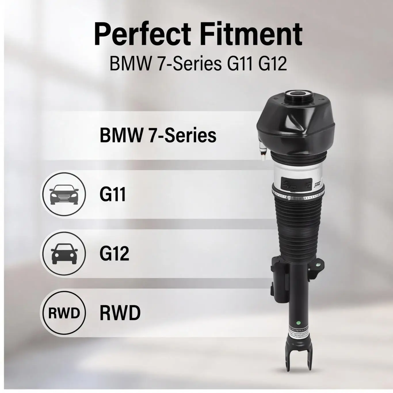 Front Air Suspension Shock Spring Strut For BMW G11 G12 740i 750i 750li 760li 740le 37106877553 37106874593
