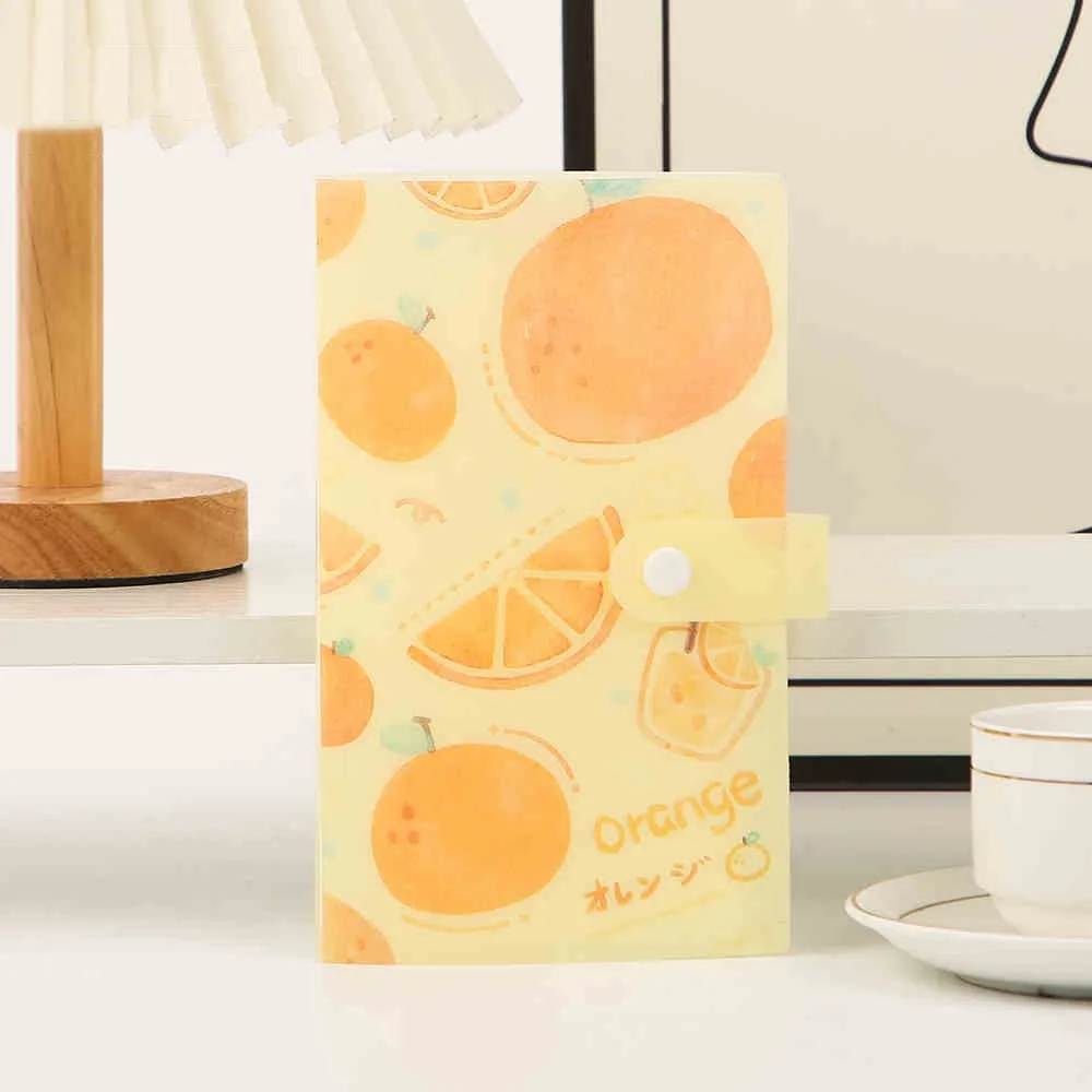 Fashion 120/240 Slots 3-inch Album PVC Transparent Photo Storage Fruit Card Pack
