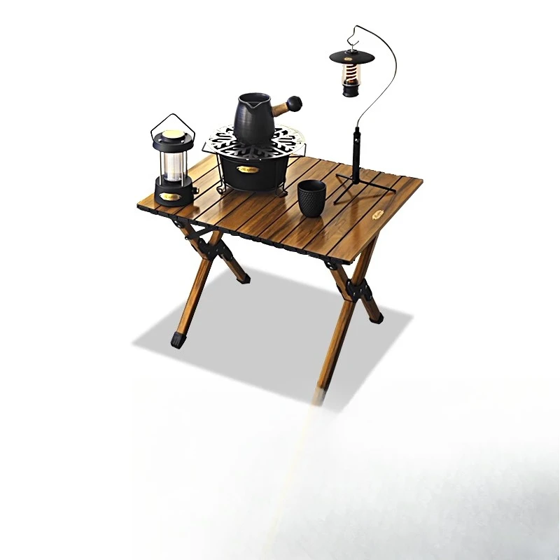 

Light folding Chicken rolls table and chair set Outdoor camping picnic table portable