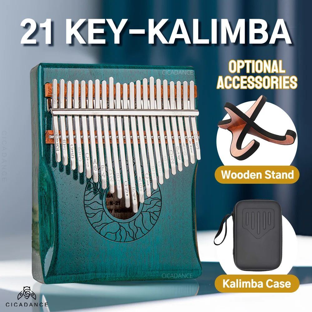 

Kalimba 21 Keys Thumb Piano Hollow Type Calimba Music Box With Learning Book Keyboard Musical Instrument Gifts For Beginner Kids