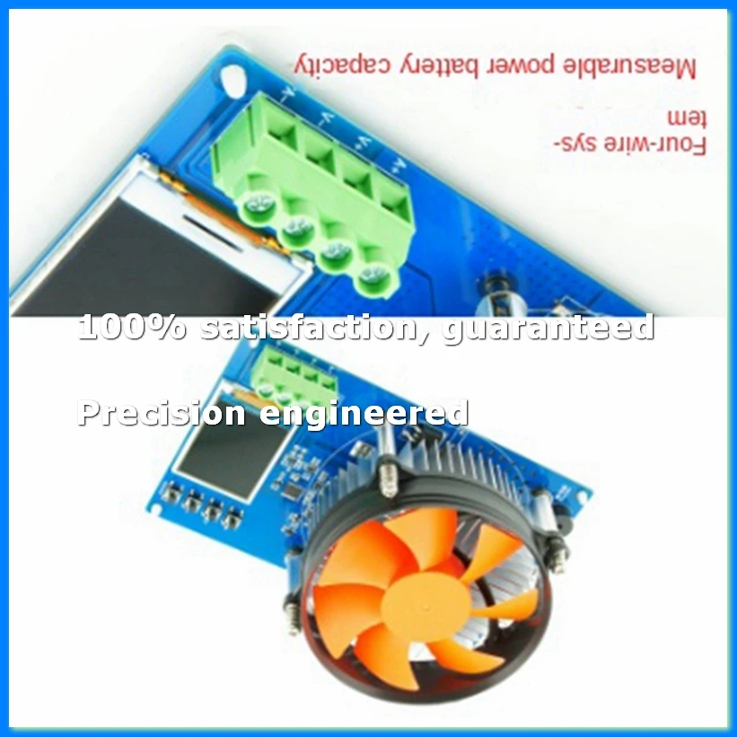 

150W 4-Wire Battery Capacity Tester 1.77 Inch TFT Color Screen CNC Type Electronic Load Discharge Tester US Plug-FS