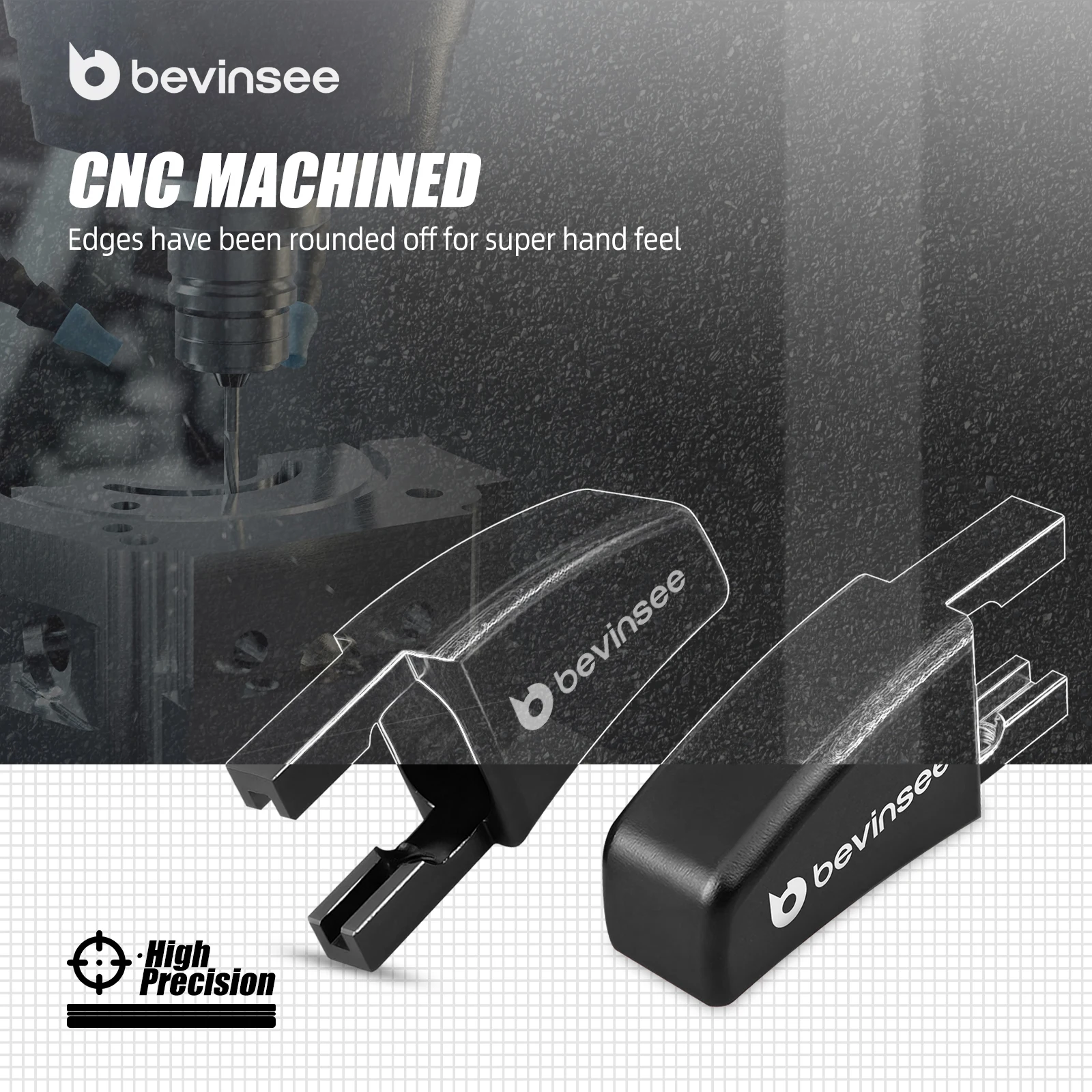 BEVINSEE Seat Release Lever Knob for Ford Mustang 2005-2014, Replace for 5R3Z-6362762-AAC