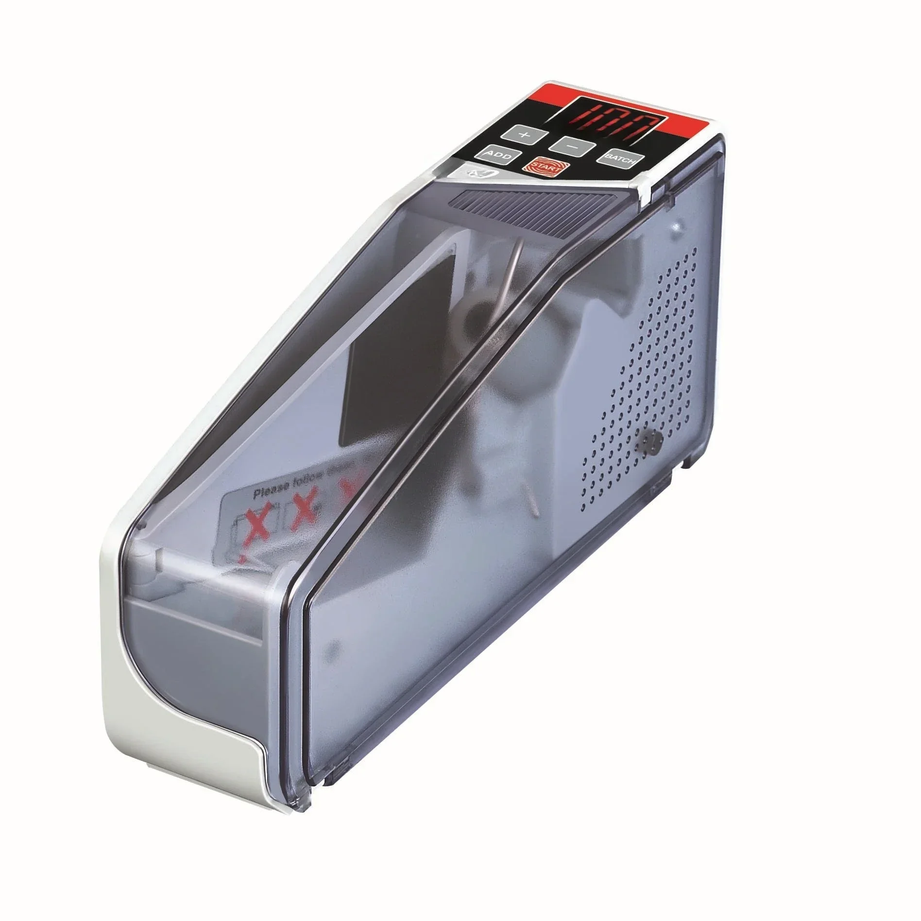 

Portable Banknote Counting Machine V40 Mains, Battery Multinational Banknote Mini, Banknote Counting Machine