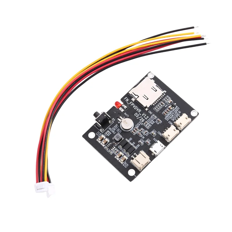 Moduł rejestratora wideo do pojazdów AT82-DVR, 720P, analogowy sygnał AV, wejście/wyjście CVBS, pojedynczy kanał