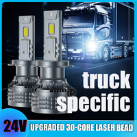 H7 LED 24V Truck LED Bulbs H7 24V For Truck 9012 H1 H3 H4 H11 H8 H9 9005 HB3 9006 HB4 LED Headlight 110W Auto Lamp 2PCS