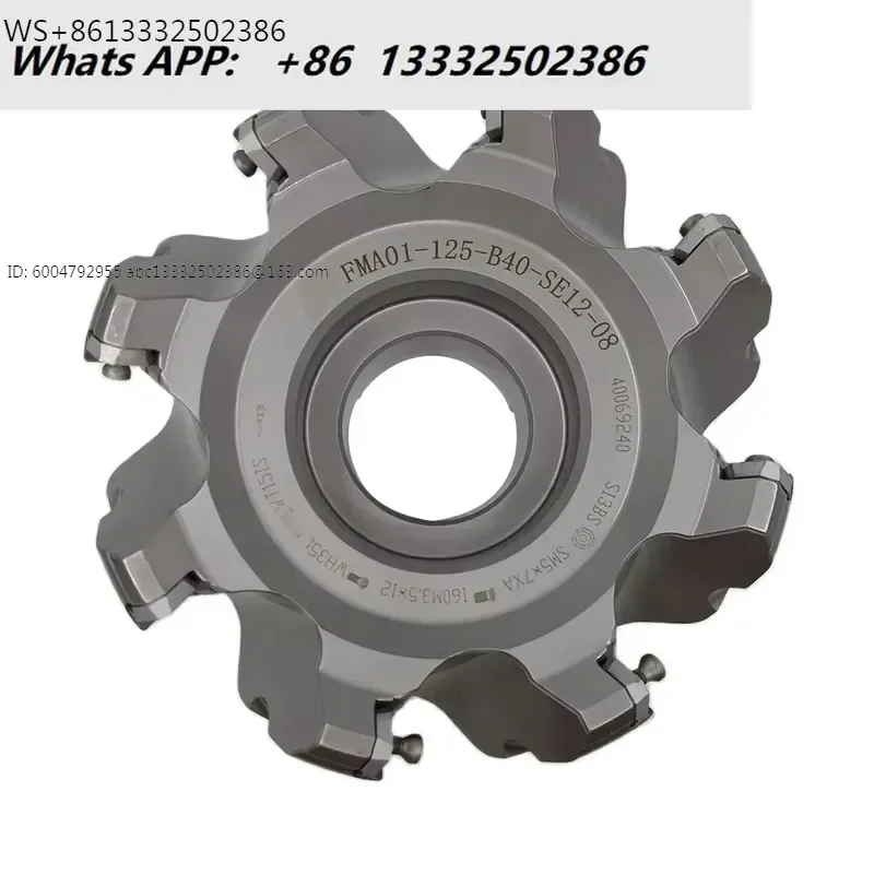 ZCC FMA01-125-B40-SE12-08 Face milling Indexable milling FMA01 Kr: 45°