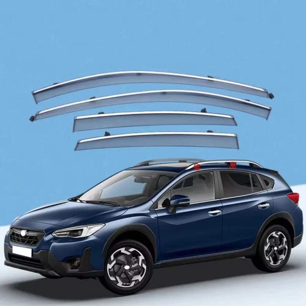 Window Visor Rain Exterior Part Body Kit Accessories For Subaru XV 2011 2012 2013 2014 2015 2016 2017 2018 2019 -2023