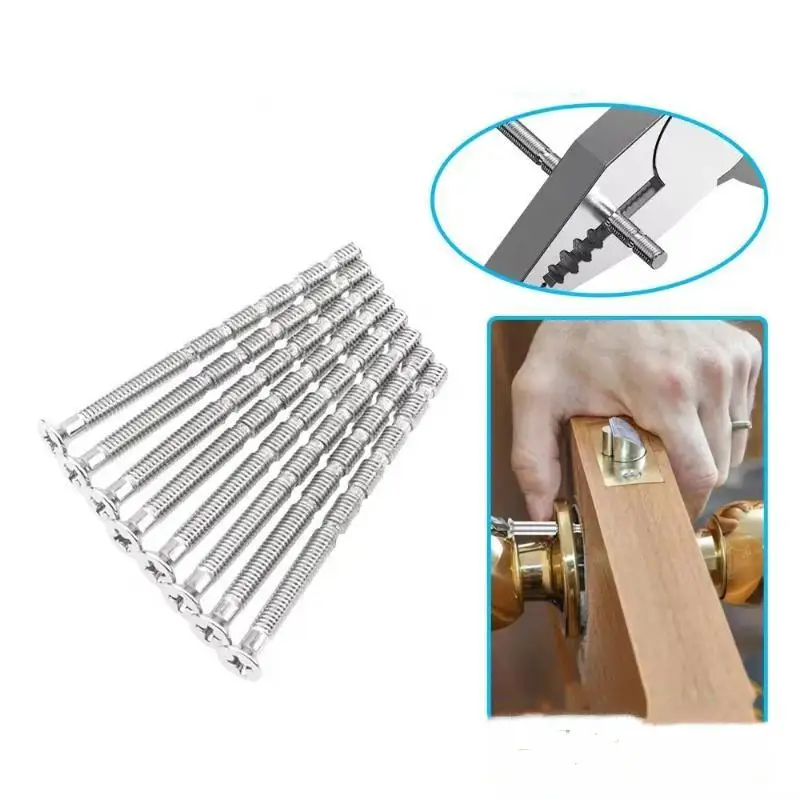 10/20pcs M3 Door Handle Fixing Screw Bolts Snap Off Cuttable Connecting Screws For Door Knob Handle Locks HardwareBH-ELEVEN